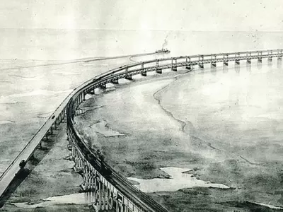 Почему ни Сталин, ни Гитлер не смогли построить Керченский мост