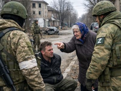 Лишь 2 фразы прокричала украинская бабушка, встретив армию РФ