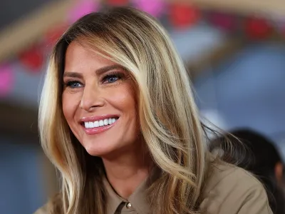 Вид Мелании Трамп на встрече с Карлом III вызвал бурную реакцию