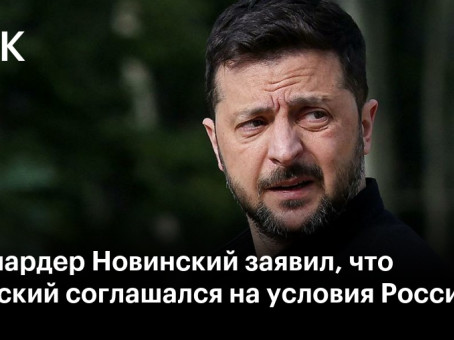 Миллиардер Новинский заявил, что Зеленский соглашался на условия России