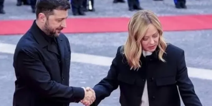 Расшифрованы тайные знаки Мелони на встрече с Зеленским