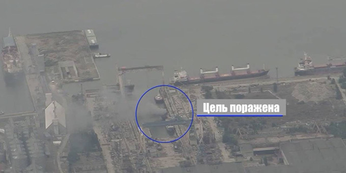 Российские «Герани» потопили балкер для грузов ВСУ в Черном море